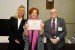 Prof. Suzanne Lunsford and Dr. Nagib Callaos giving Dr. Risa Blair an award certificate in appreciation for his presentation oriented to inter-disciplinary communication entitled: "How Artificial Intelligence (AI) Transcends Fields and Requires Multidisciplinary Communication."